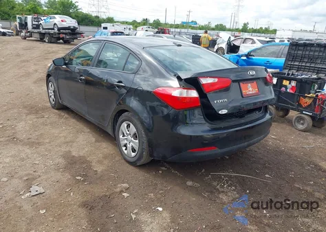 2016 Kia Forte Lx from USA, damaged, VIN KNAFK4A63G5612685